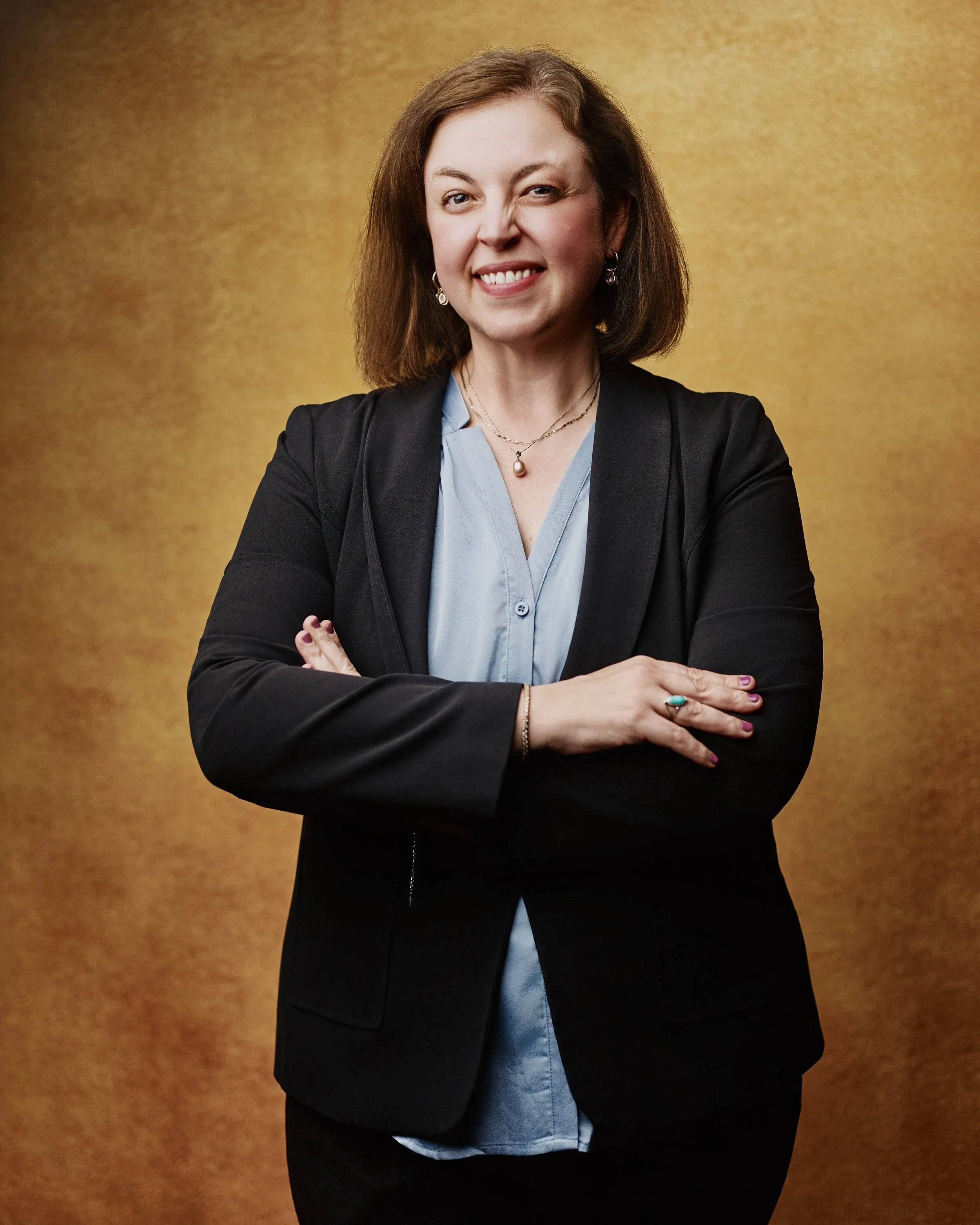 Rachel Strevey Alvarado in a professional portrait