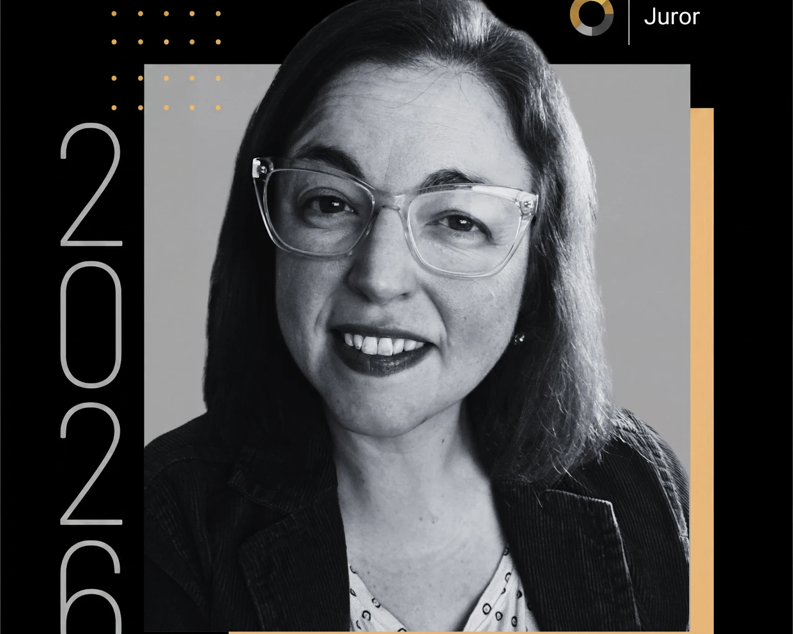 Rachel Strevey Alvarado professional juror profile graphic